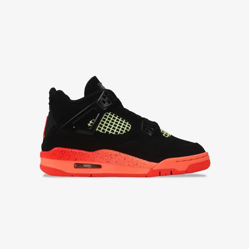 Air Jordan 4 Retro Infrared 23 Black Bright Mango Barely Volt