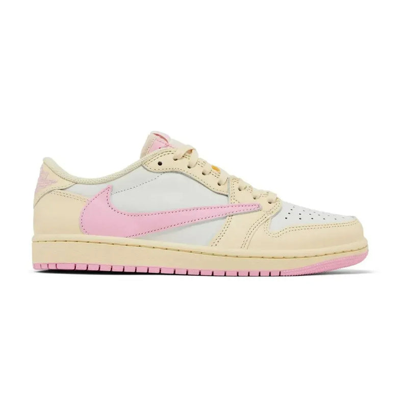 Travis Scott x Air Jordan 1 Low Sail Tropical Pink Shy Pink Muslin