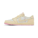 Travis Scott x Air Jordan 1 Low Sail Tropical Pink Shy Pink Muslin