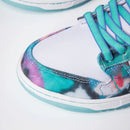 Futura Laboratories x Nike SB Dunk Low White and Geode Teal