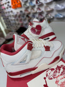 Air Jordan 4 Valentine's Day Pale Ivory Sierra Red