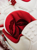 Air Jordan 4 Valentine's Day Pale Ivory Sierra Red