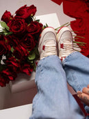 Air Jordan 4 Valentine's Day Pale Ivory Sierra Red