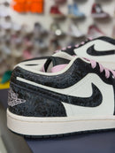 Air Jordan 1 Low Black Crackl