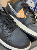 Air Jordan 1 Low Black Sail Metallic Gold Silver