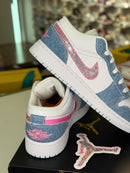 Air Jordan 1 Low Denim Sequin