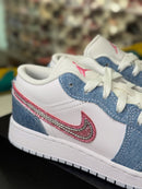 Air Jordan 1 Low Denim Sequin
