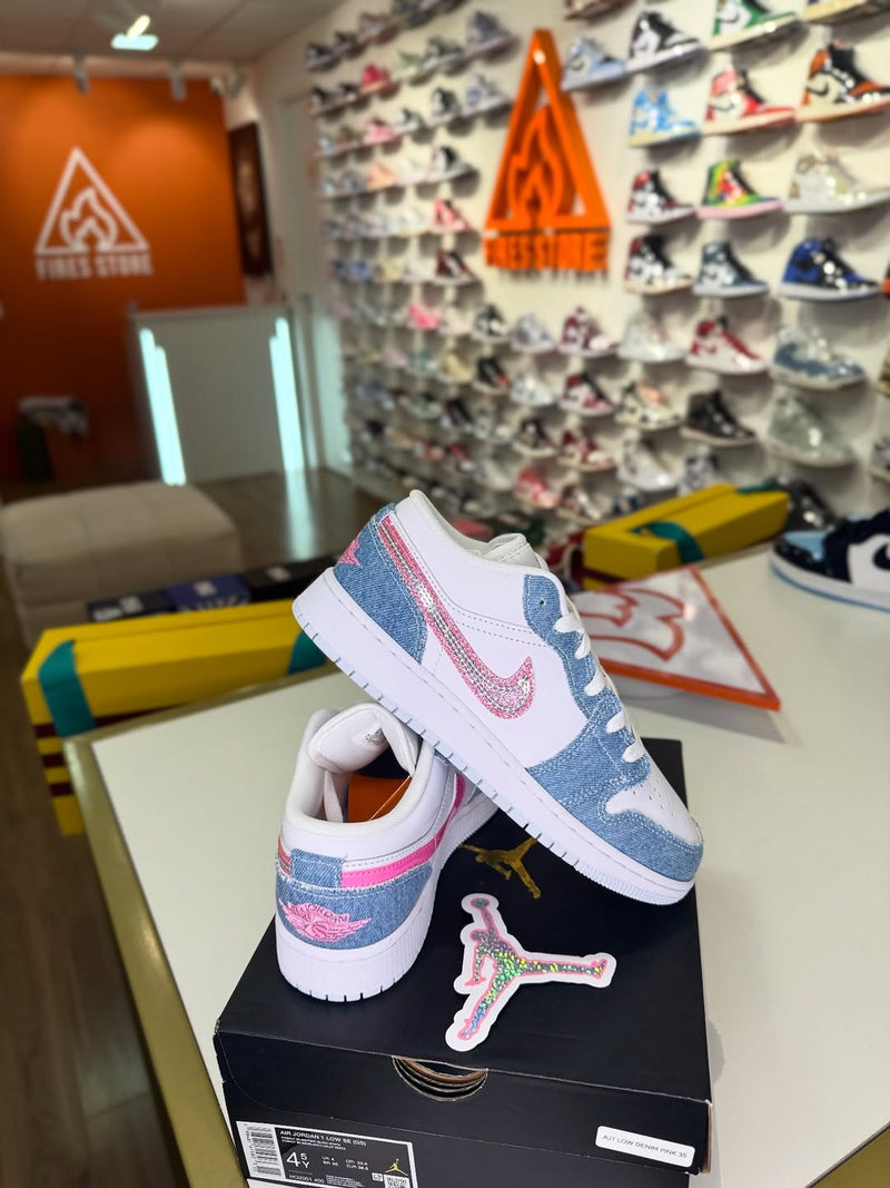 Air Jordan 1 Low Denim Sequin