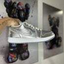 Air Jordan 1 Low Metallic Silver