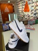 Air Jordan 1 Low GS White Neutral Grey Midnight Navy