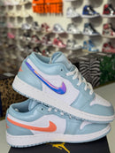 Air Jordan 1 Low GS Ocean Bliss White