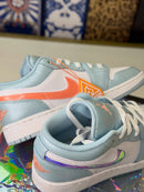 Air Jordan 1 Low GS Ocean Bliss White