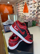 Air Jordan 1 Low Patent Varsity Red Black