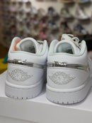 Air Jordan 1 Low White Silver