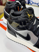 Air Jordan 1 Mid Black Silver