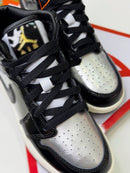 Air Jordan 1 Mid Black Silver