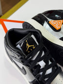 Air Jordan 1 Mid Black Silver
