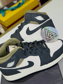 Air Jordan 1 Mid Green Grey