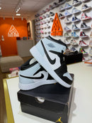 Air Jordan 1 Mid "Black/Aura/Squadron Blue"