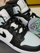 Air Jordan 1 Mid "Black/Aura/Squadron Blue"