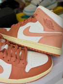 Air Jordan 1 Mid Madder Root Muslin