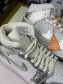 Air Jordan 1 Mid Metallic Silver