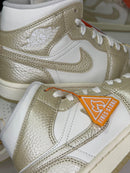 Air Jordan 1 Mid Metallic Team Gold