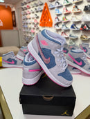 Air Jordan 1 Mid Denim Sequin