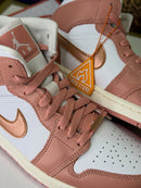 Air Jordan 1 Mid SE Red Stardust White