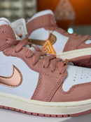 Air Jordan 1 Mid SE Red Stardust White