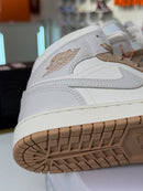 Air Jordan 1 Mid Tan Toe