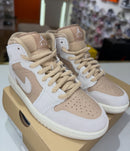 Air Jordan 1 Mid Tie Beige