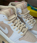 Air Jordan 1 Mid Tie Beige