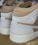 Air Jordan 1 Mid Tie Beige