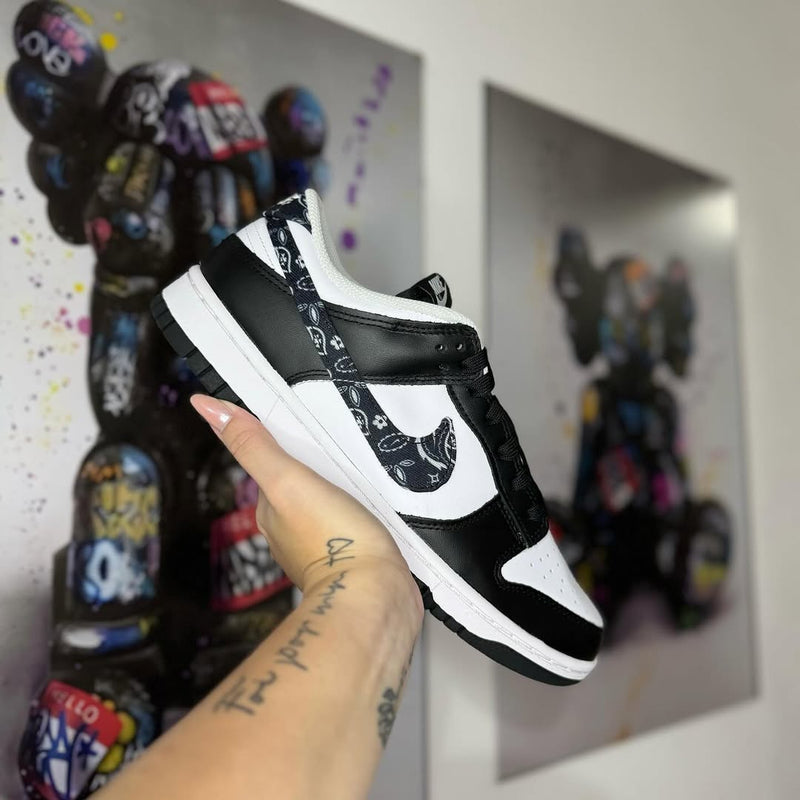Nike Dunk Low Black Paisley