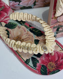 Dolce&Gabbana x Havaianas Chinelo Top Florals Rosa Ballet