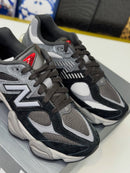 New Balance 9060 Black Castlerock Red