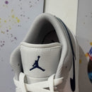 Air Jordan 1 Low White Neutral Grey Midnight Navy