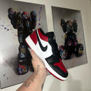 Air Jordan 1 Low Bred Toe Reverse Red