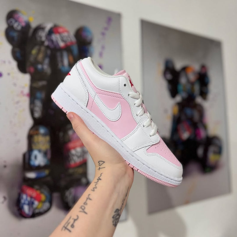 Air Jordan 1 Low Pink Foam White